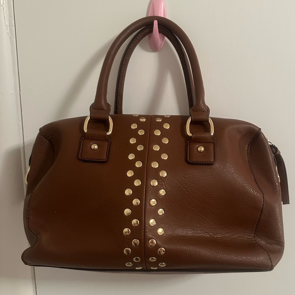 Apt. 9 Brown and Gold Studded Bag
